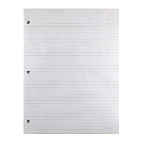 Hilroy Ruled Refill Paper, 3 Hole Punched, 8-3/8 X 10-7/8 Inches, 400 Sheets Per Pack, White (05240) image 5