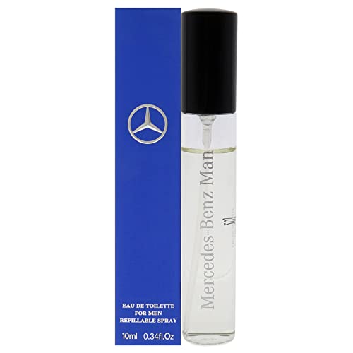 Mercedes-Benz Man - Eau de Toilette pour Homme - Parfum Boisé Fruité avec Notes de Cèdre et Mousse de Chêne - 10 ml