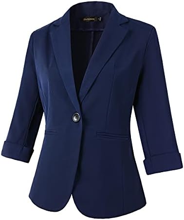 Beninos Womens 3/4 Sleeve Lightweight Office Work Suit