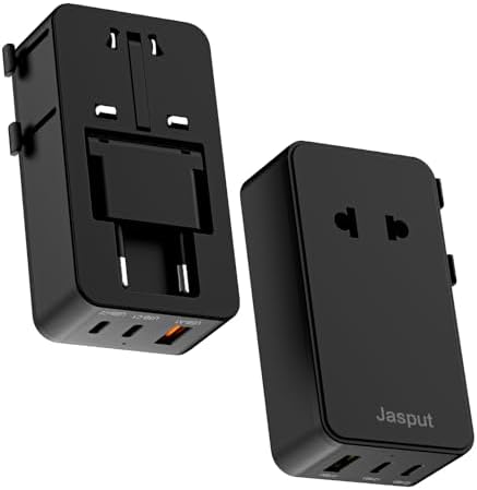 Jasput Universal Travel Adapter, 2026 Ultra-Slim Mini Internation...