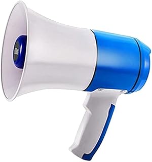 XDDCDH Megaphone High-Power Handheld Megaphone with Music Alarm Function High-Definition Recording Long Standby