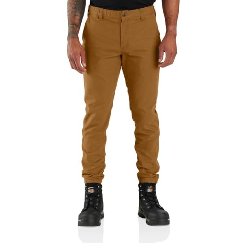 Carhartt Men's Relaxed Tapered Rigby Jogger, Carhartt Brown, 36 Tall - image 1
