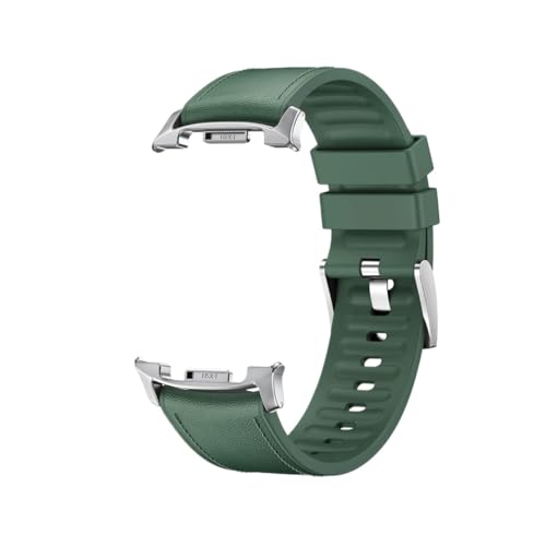 �ɓK������Samsung Galaxy Watch 8 44mm/40mm 8 Classic�A�N�Z�T���[�ɓK�����郌�U�[�V���R���o���h(Green,For Watch8 Classic 46mm)