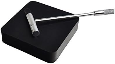 PMC Supplies LLC 4" x 4" x 1" Jeweler's Rubber Bench Dapping Stamping Block Work Surface