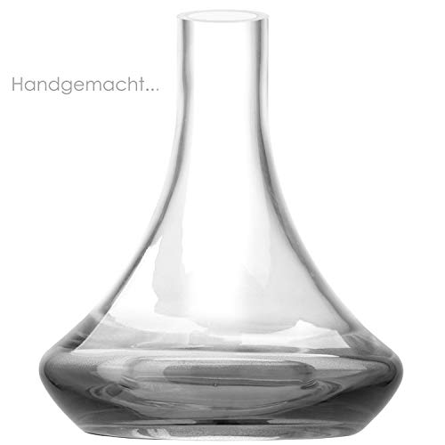 DILAW® Tornado Shisha Glas Bowl Ersatzglas ohne Gewinde, Farbe: Grau – Bild 3