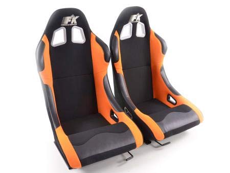 Siege baquet FKRSE010177 Edition Los Angeles en tissu noir pour voiture