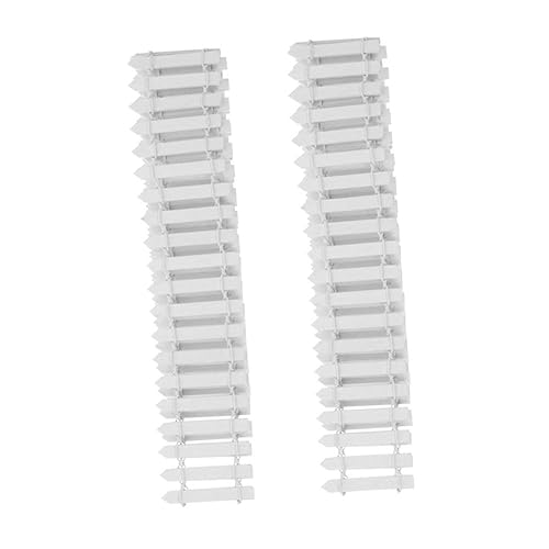 SUPVOX 2piezas Mini Valla De Jardín Adorable Valla De Madera Larga para Decoración De Micromacetas para Jardín De Hadas