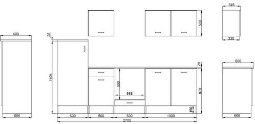 Detailansicht der praktischen Klapptür für Backbleche in der Stella Trading ANDY Küche.