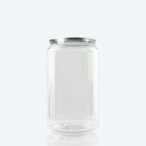 200 Sets Disposable Juice Bottles - Leak-Proof Plastic Can Sealer Cups with Aluminum Lids - Reusable & Portable for Juicing, Milk, Coffee, Cocktails - 250ml/8oz Easy Tear Lid