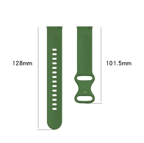 Image of YODI New Edition Soft Silicone Classic Strap Band For Redmi Watch 5 Lite Only [ Not for Any Other Models] (DUAL CLOSER TEAL)