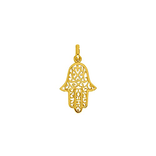 Brillaxis Pendentif Main de Fatma or jaune 9 carats