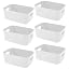 White 6 Pieces 20.5 X 14 X 7 Cm