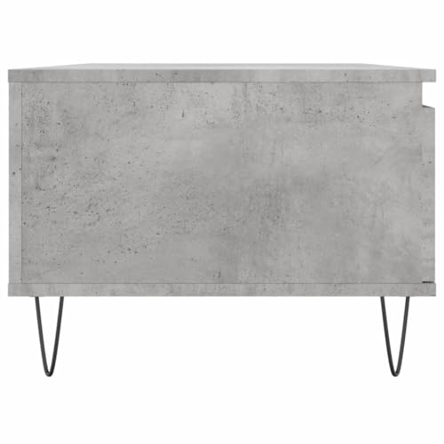 Table basse gris béton gain de place avec tiroir de rangement - 8