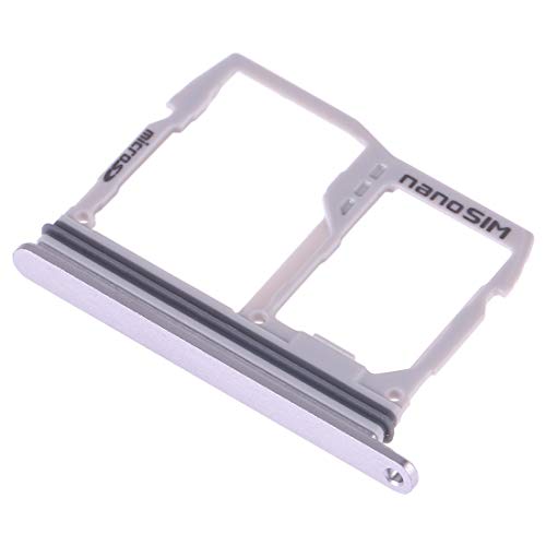 Lijing Sim Card Holder Sim Card Tray + Micro Sd Card Tray For Lg G6 H870 H871 H872 Ls993 Vs998 Us997 H873 (Black) (Color : Silver) #TOP7
