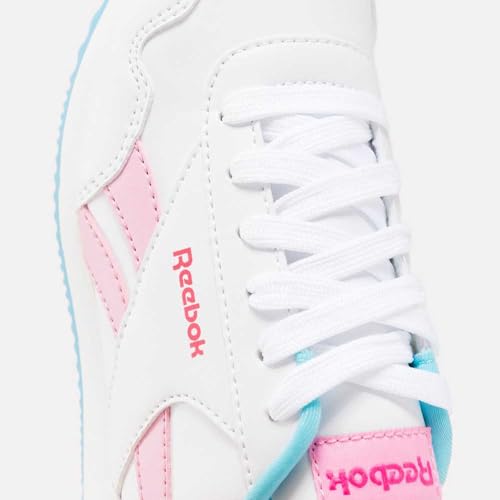 Reebok Mädchen Royal Cl Jog 3.0 Sneaker, White Astrorose Digitalblue, 37 EU