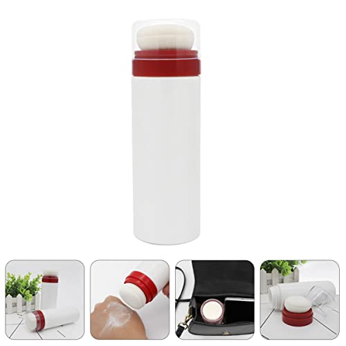 minkissy 4 peças recipiente de kit de amostra de creme frasco de glitter, ferramenta de rosto de beb