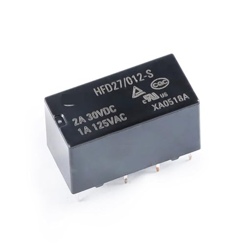 Relais DIP HFD27-012-S mini relais 8 broches DC 12V composant électronique