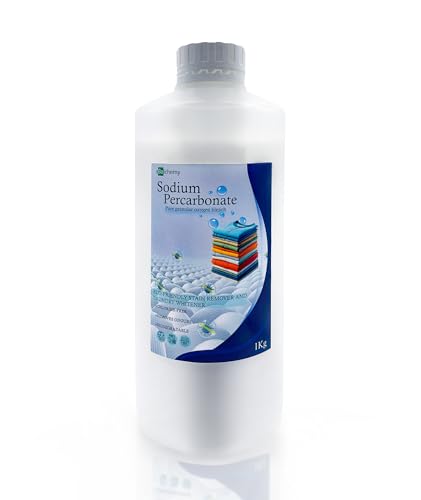 aBalchemy Sodium Percarbonate | Pure Granular Oxygen Bleach | Eco-Friendly Stain Remover & Laundry Whitener | Safe for Whites & Colours | Non-Toxic Biodegradable Household Cleaning Agent (1x1kg)
