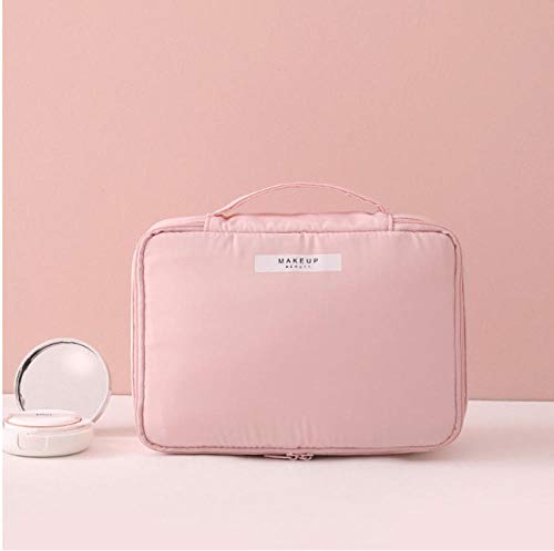 Preisvergleich Produktbild Kosmetiktasche Tragbare Reise Handtasche Organizer Toilettenartikel Beauty Pouch Große Kapazität Make-Up Tasche H