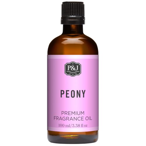 Image of P&J Trading Fragrance Oil | Peony Oil 100ml - Candle Scents for Candle Making, Freshie Scents, Soap Making Supplies, Diffuser Oil Scents