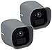 Produktbild kwmobile 2X Arlo Go Hülle - Silikon Security Camera Cover Schutzhülle für Arlo Go Kamera - Grau