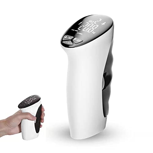 Grip Strength Tester Hand Dynamometer Digital Grip Strength Meter Auto Capturing Electronic Hand Grip Power 198lbs / 90kgs LCD Screen Hand Strength Tester for Sport, School, Clinic