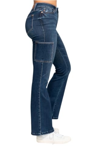 Judy Blue Cargo Bootcut Jeans3