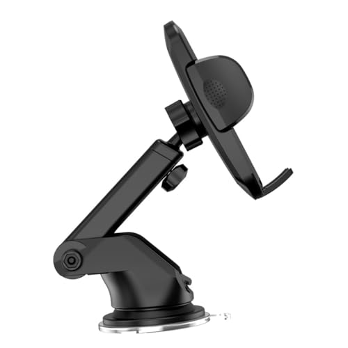 DECORNIJIA Soporte Móvil Coche con Ventosa Soporte Giratorio para Teléfono y Tablet Accesorios Prácticos para Vehículo Compatible con Consola Central y Parabrisas