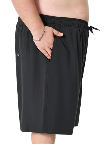 Arcweg Men's Big and Tall Swim Trunks Plus Size Swimsuit for Men with Compression Liner & Zipper Pocket4