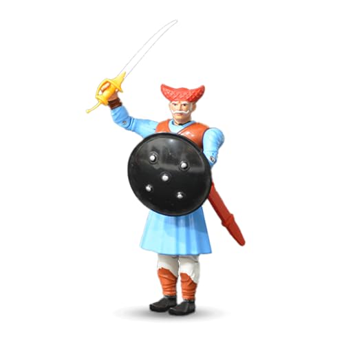 Image of Swarajyache Shiledar - The True Super Hero - 6 Inch Tall Action Figure with Accessories (Mawala - Old, Blue)