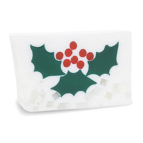 Primal Elements Holly Berry 5.8 Oz. Handmade Glycerin Bar Soap