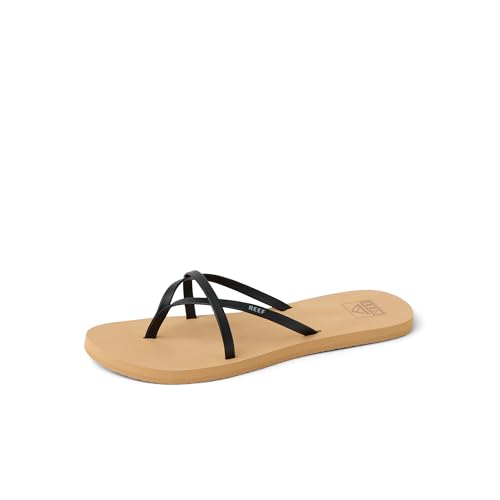 REEF Womens Sandals, Bliss Wild, Black, 9 - image 1