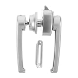 SEWOART Robustes Rv Türschloss mit Schlüssel Doppelhebel Wetterfestes Wohnmobil Bad Innen Außentürgriff Kompakte Camper Türverriegelung für Wohnwagen Trailer Wc und Freizeitfahrzeuge