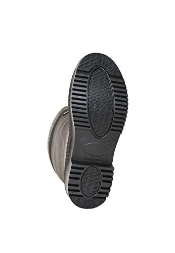 Regenliebe Damen Gummistiefel Pfütze-W warm gefüttert halbhoher Regenstiefel, Farbe:braun, Größe:38 EU