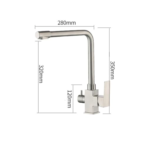 Installation facile pour ce mitigeur de purification d'eau à voies séparées