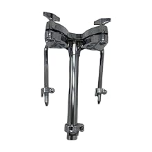 【Universal】:Double tom holder stand suitable for drum set cymbals replacement. 【Repalcement Parts】: Tom clamp is great for replacements on old kits or for expanding new. 【Gift】: Tom arm mount support is perfect for drummer musical performance, ideal ...