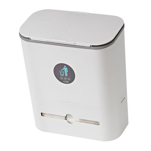 BESPORTBLE Cestino Per Spazzatura Da Cucina Sospeso Contenitore Per Spazzatura Con Coperchio Scorrevole Realizzato in Materiale