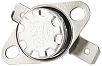 AMAZOR KSD301 THERMOSTAT 115°C TEMPERATURE THERMAL SWITCH |Thermostats,10A 250VAC Loose Bracket Flat Terminal Ceramic KSD
