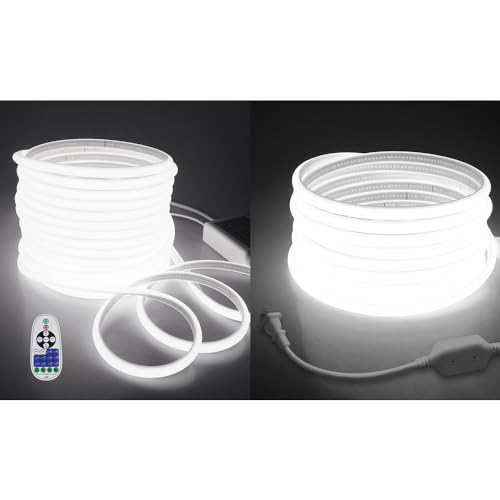 Tira LED COB 20 metros blanca día 110V resistente agua miniatura 1