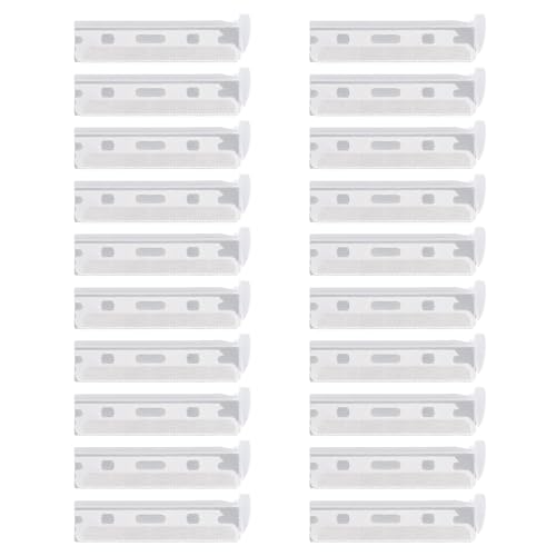 Image of 20pcs Replacement Blades for Tweezerman Facial, Stainless Steel Refills for Women Peach Fuzz Remover & Exfoliating Blades Smooth Radiant Skin