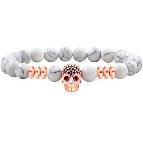 Uloveido Handmade Skull Charm Bracelet Set Cover