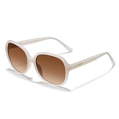 9. Beige Frame Brown Gradient Lens