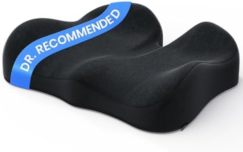 Benazcap Large Memory Foam Office Chair Cushion Seat Pad, Ergonom...