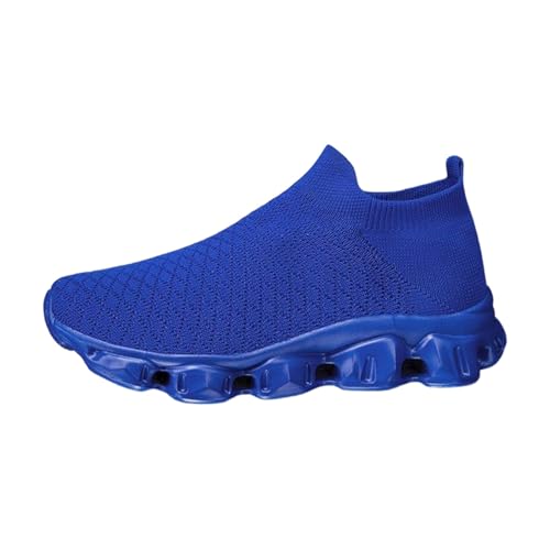 Zapatillas Informales de Mujer sin Cordones Ligeras Transpirables cómodas con Flexible para Uso Diario (Blue, 39) #15