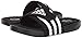 adidas Unisex-Kid's Adissage Slide, Black/White/Black, 6 M US Big Kid
