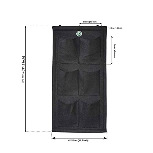 Image of TrustBasket Green Pocket Wall Hanging Bag