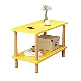 Double-couche Conception de la conception de la conception de la table de stockage à double couche, une charge de charge stable, gardez efficacement le bureau rangé et stockez plus d'articles.