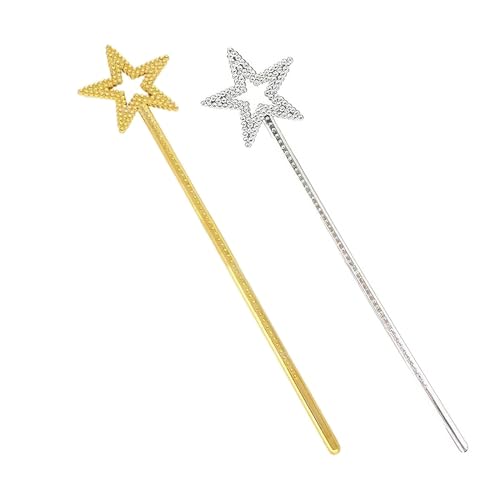 DHWEKU Varitas de Estrellas para Niñas, 33CM