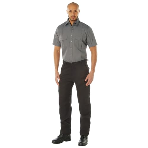 Rothco Short Sleeve Uniform Shirt Grey Small pour agents et sécurité - 7