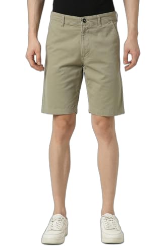 Image of Peter England Men's Premium Everyday Chino Casual Shorts